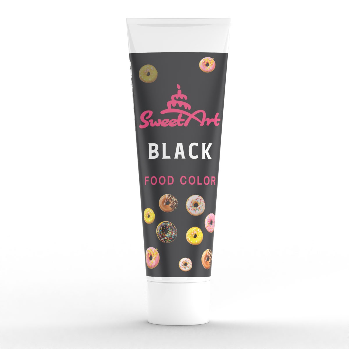 Obrázek k výrobku 24200 - SweetArt gelová farba v tube Black (30g)