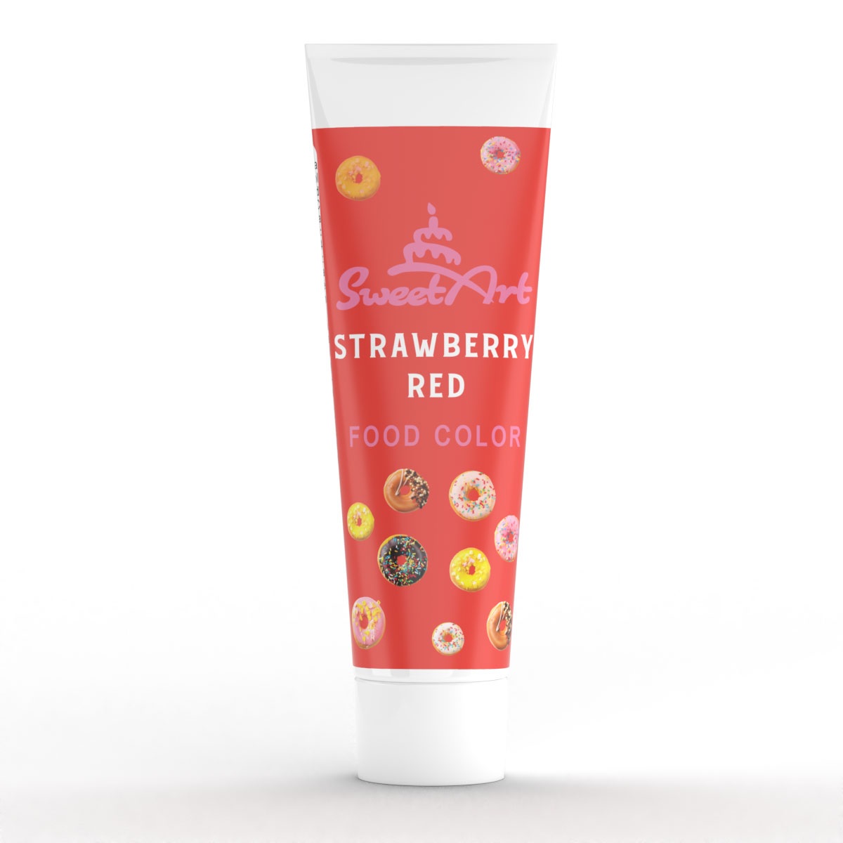 Obrázek k výrobku 24202 - SweetArt gelová farba v tube Strawberry Red (30g)