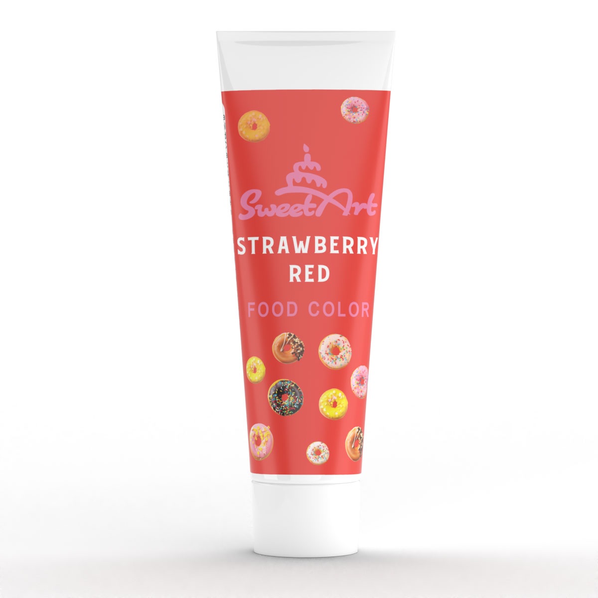 Obrázek k výrobku 24202 - SweetArt gelová farba v tube Strawberry Red (30g)