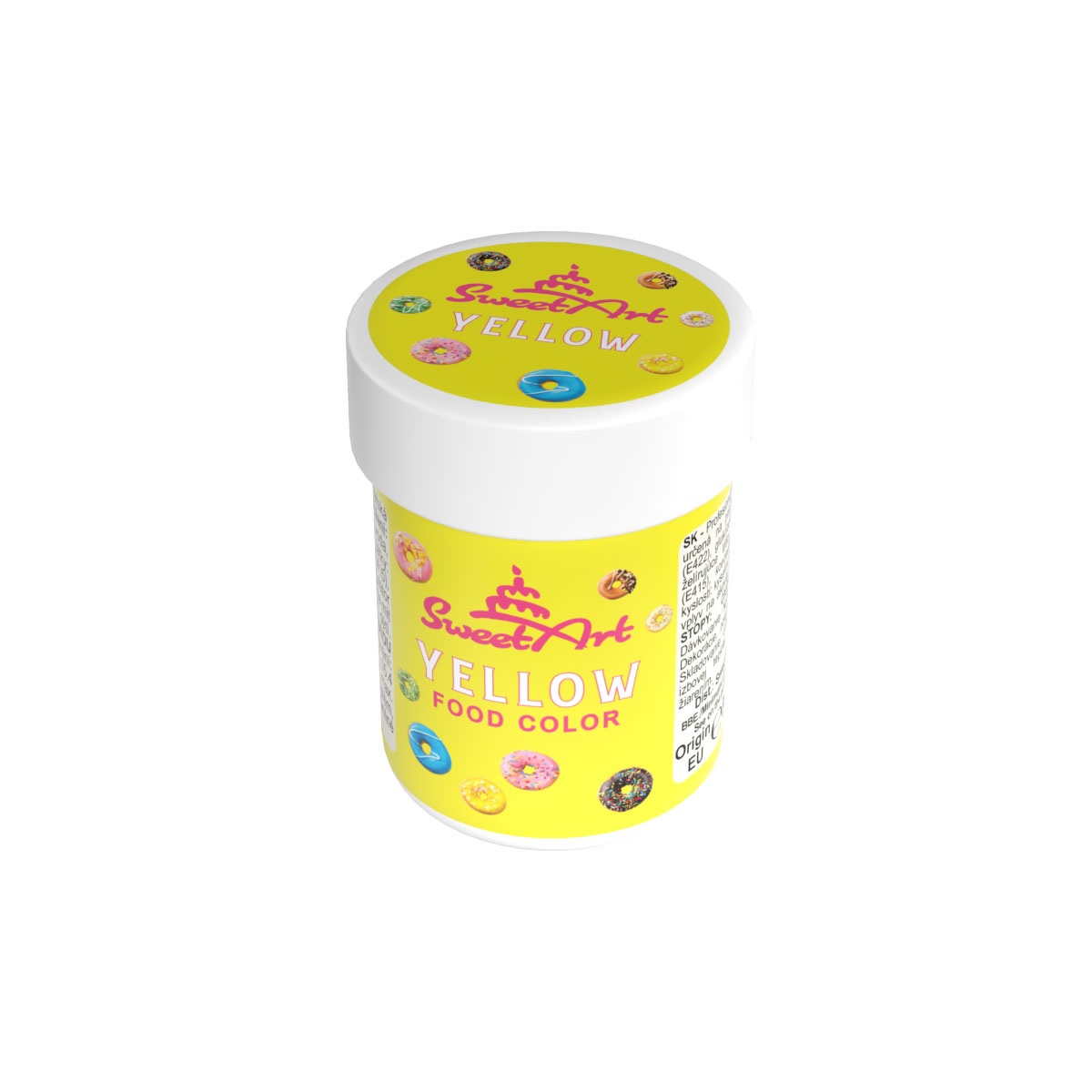 Obrázek k výrobku 24077 - SweetArt gélová farba Yellow (30 g)