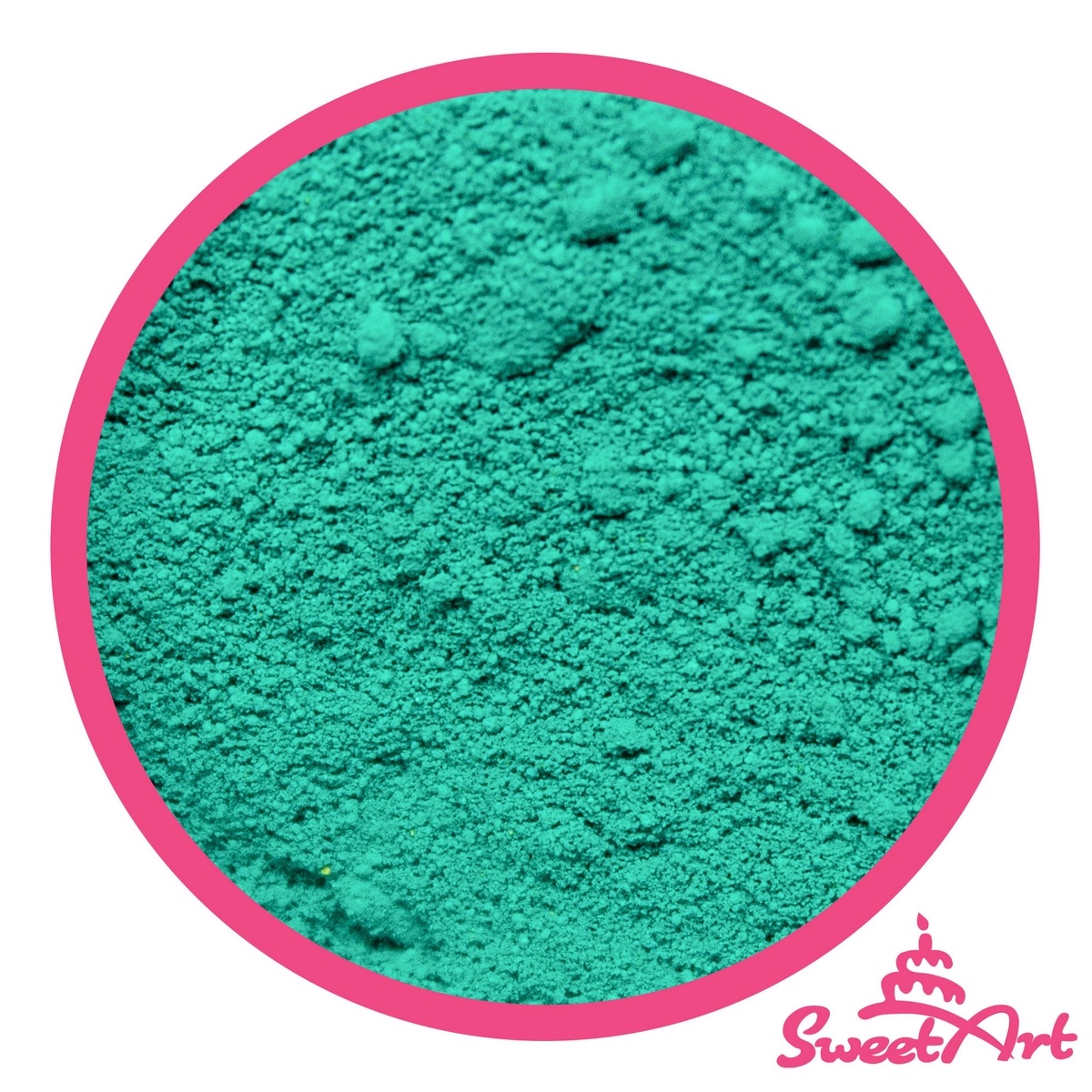 Obrázek k výrobku 24024 - SweetArt jedlá prachová barva Turquoise tyrkysová (3 g)