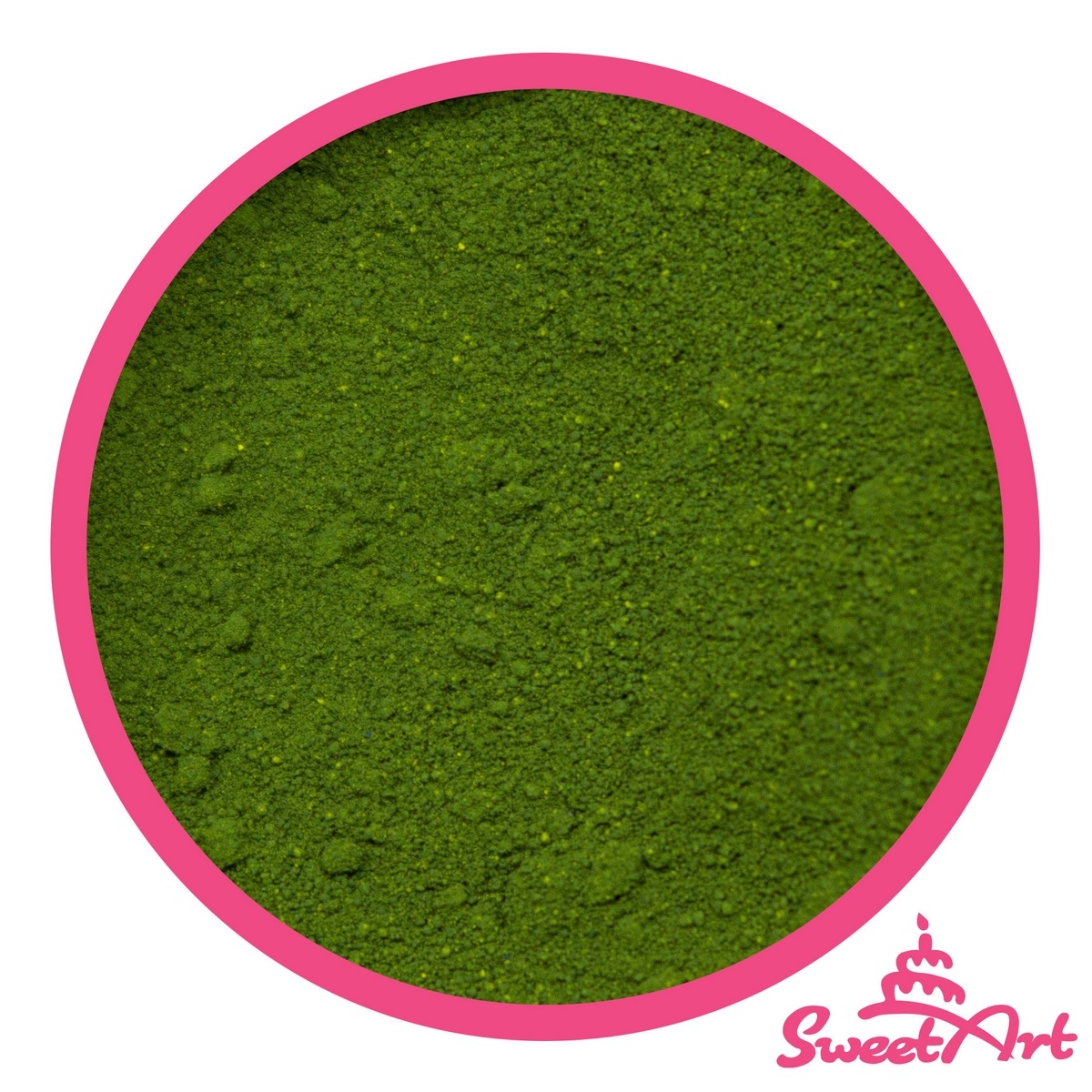 Obrázek k výrobku 24111 - SweetArt jedlá prachová farba Moss Green machovo zelená (2,5 g)