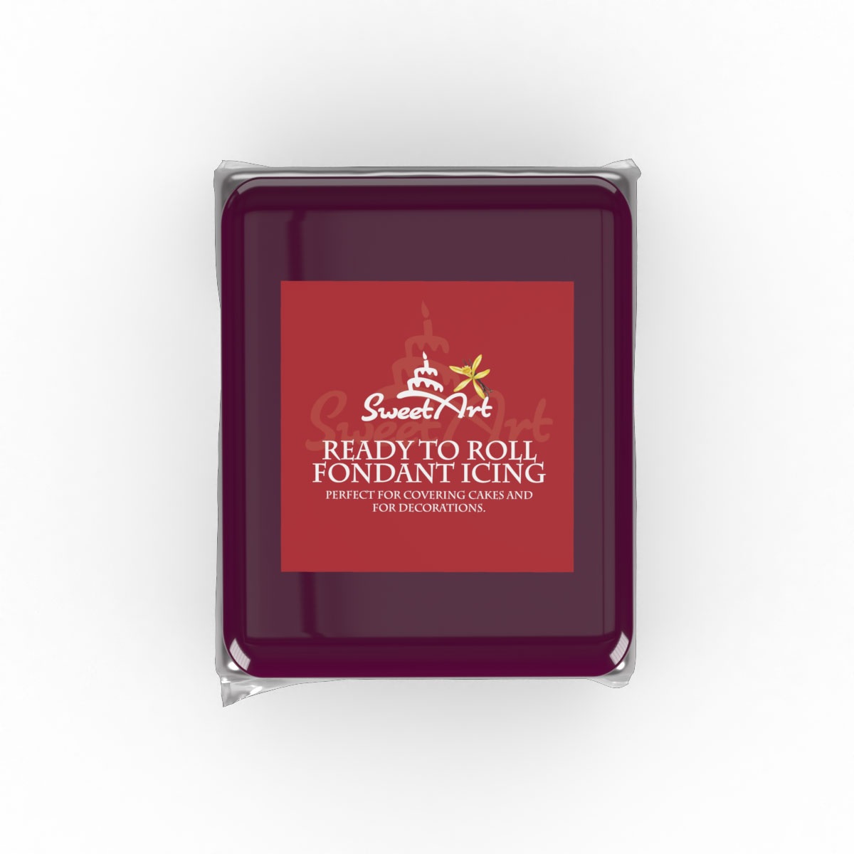 Obrázek k výrobku 24220 - SweetArt poťahovacia a modelovacia hmota vanilková Burgundy (250g)