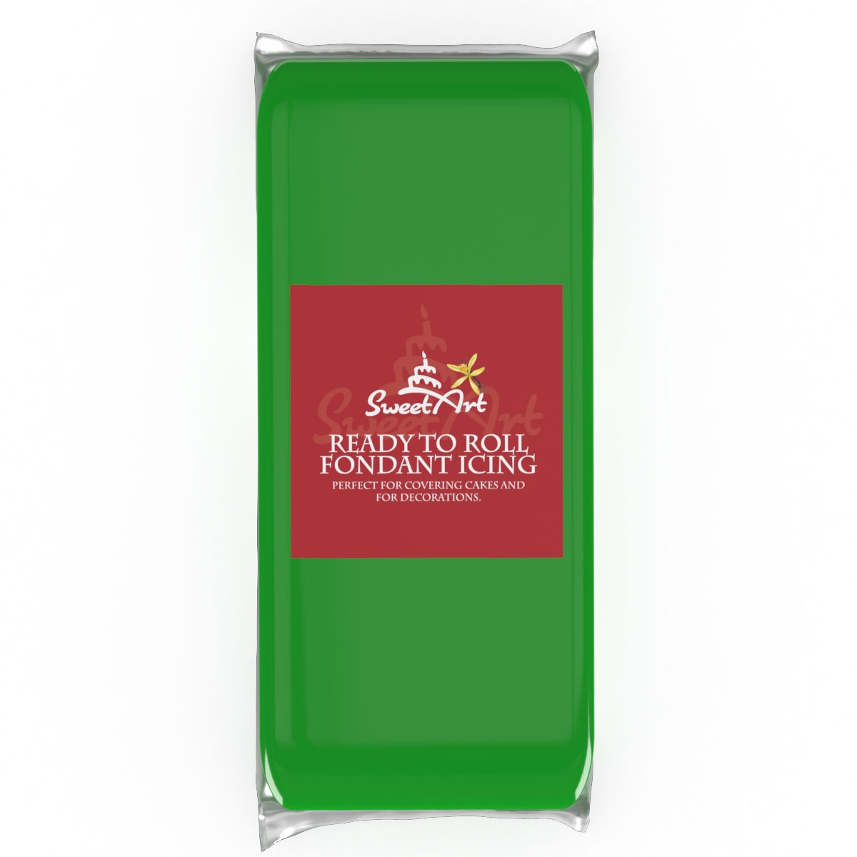 Obrázek k výrobku 24049 - SweetArt poťahovacia a modelovacia hmota vanilková Dark Green (1 kg)