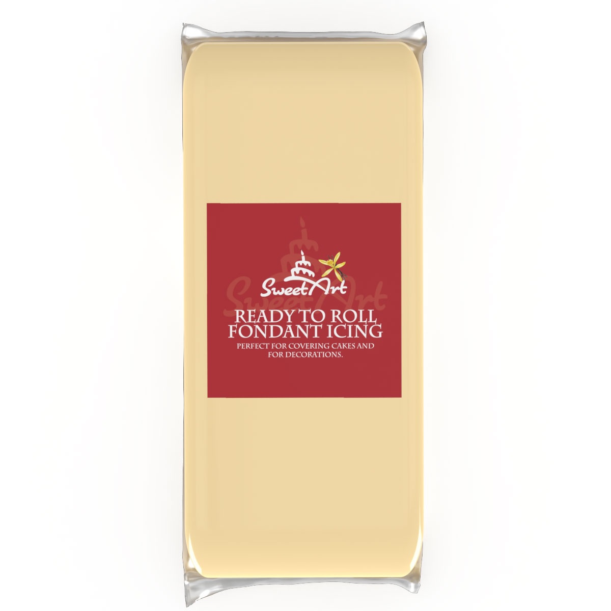 Obrázek k výrobku 24033 - SweetArt poťahovacia a modelovacia hmota vanilková Ivory (1 kg)