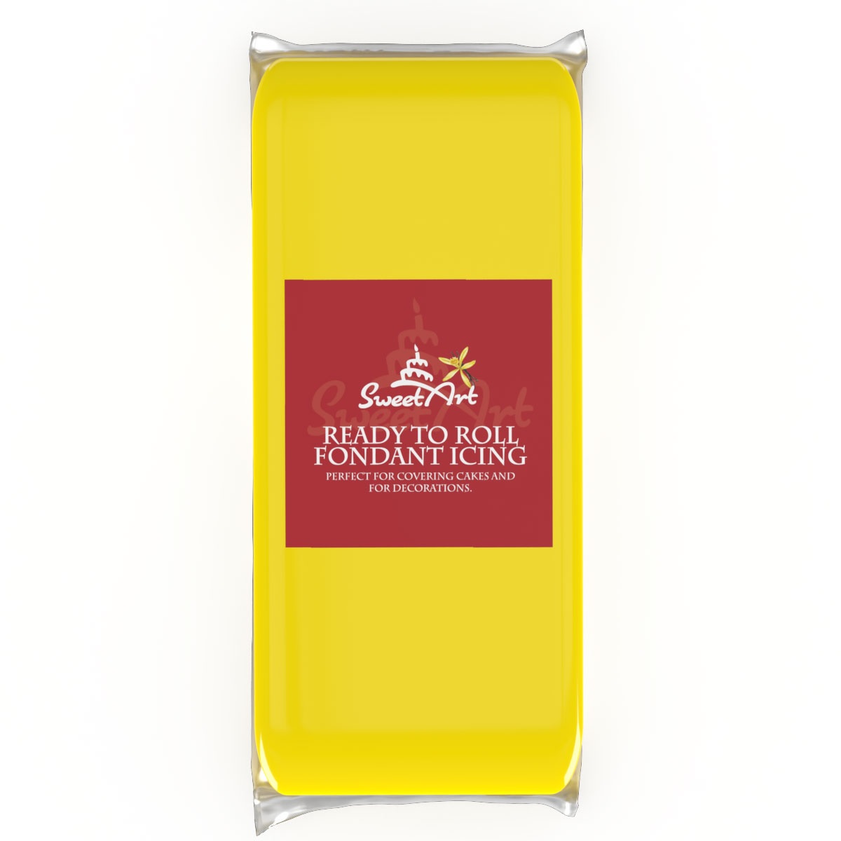 Obrázek k výrobku 24034 - SweetArt poťahovacia a modelovacia hmota vanilková Yellow (1 kg)