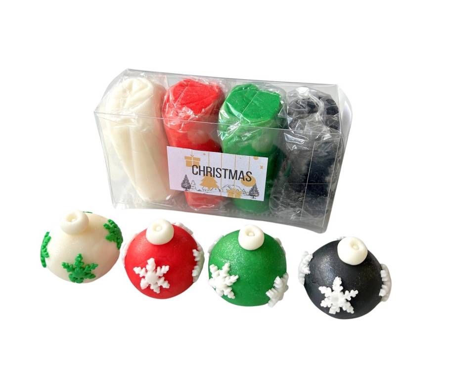 Obrázek k výrobku 27292 - SweetArt poťahovacie a modelovacie hmoty vanilkové Vianoce 1 (4x100 g)