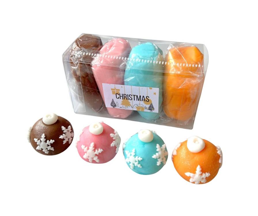 Obrázek k výrobku 27291 - SweetArt poťahovacie a modelovacie hmoty vanilkové Vianoce 2 (4x100 g)