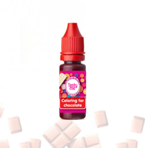 Obrázek k výrobku 22401 - Tasty Me Tekutá farba do čokolády červená (10 g)