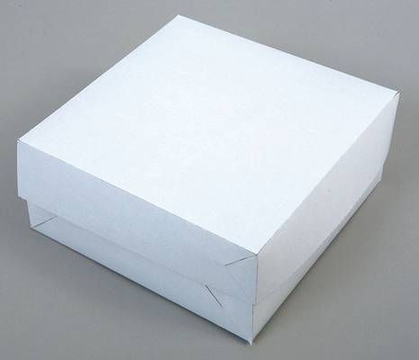 Obrázek k výrobku 18849 - Tortová krabica biela (25 x 25 x 9,5 cm) neposielame v balíkoch!