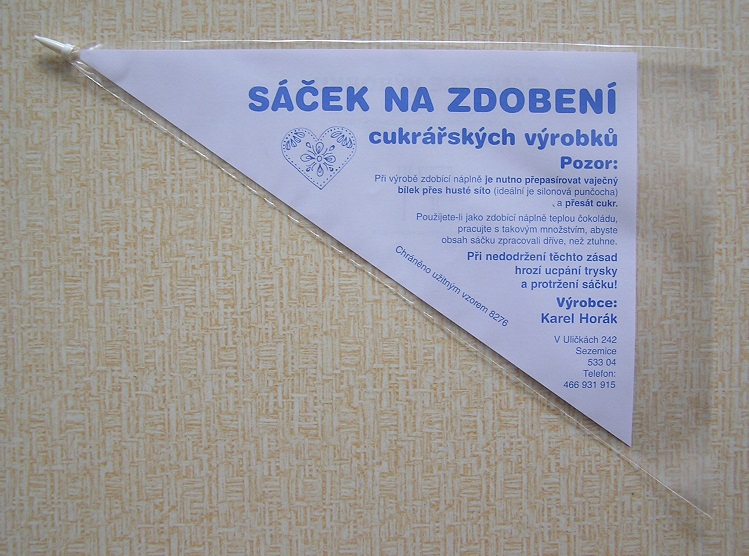 Obrázek k výrobku 17183 - Trezírovací sáčok na zdobenie perníkov  25cm