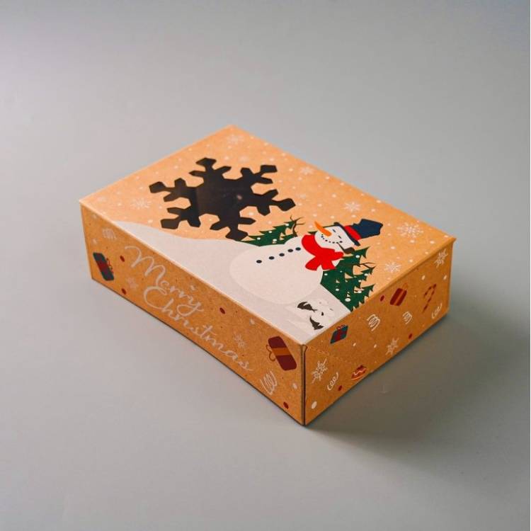 Obrázek k výrobku 26153 - Vianočná krabica \"vločka\" 22x15x7cm(1ks)