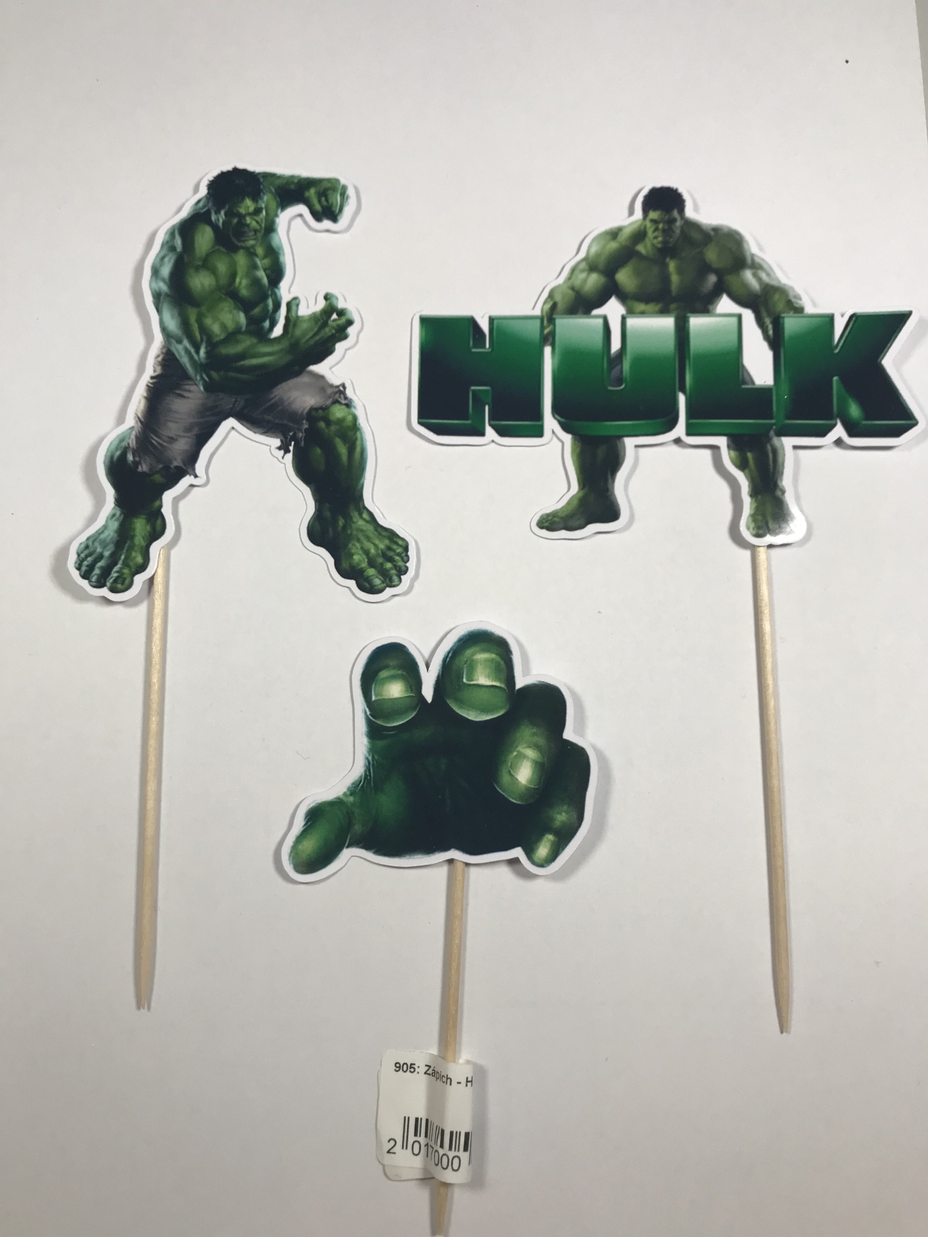 Obrázek k výrobku 22726 - Zápich - Hulk sada (3ks)