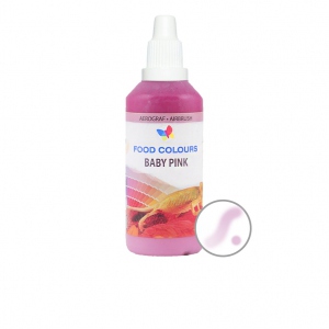 Obrázek k výrobku 20771 - ZĽAVA Airbrush farba Food Colours Baby Pink (60 ml) s trvanlivosťou do 30.1.2022