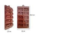 Obrázek k výrobku 24181 -  Forma silikón Kocka s číslami 0-9