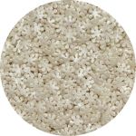 Detail k výrobku4Cake Cukrové snehové vločky biele perleťové (60 g)
