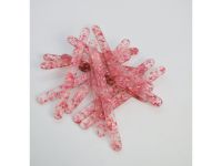 Detail k výrobkuAkrylatové tyčky na nanuk ružová s trblietkami dĺžka 11,5cm (10ks)