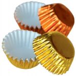 Detail k výrobkuAlvarak hliníkové košíčky na pralinky zlaté a oranžové (50 ks)