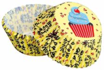 Detail k výrobkuAlvarak košíčky na muffiny Žlté s cupcakmi (50 ks)