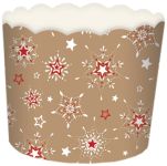 Detail k výrobkuAlvarak pevné košíčky na muffiny Cupcake Vianočné hviezdičky  (24 ks)