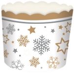 Detail k výrobkuAlvarak pevné košíčky na muffiny Cupcake vianočné hviezdičky hnedé  (24 ks)