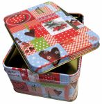 Detail k výrobkuAlvarak  Vianočná plechová dóza Farebná malá BOX1