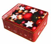 Detail k výrobkuAlvarak Vianočná plechová dóza Ozdoby stredná BOX2