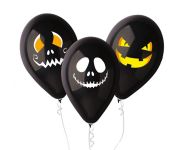 Detail k výrobkuBalóny Halloween tváre 1bal./3ks