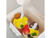 Obrázek k výrobku 27234 - Cake star krabička na 2 ks cupcakes alebo dezerty, bez vložky,16×10×10 cm