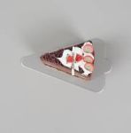 Obrázek k výrobku 26445 - Cake Star Podložka pod minidezerty strieborná tenká trojuholník 11,8 x 7,8 cm (1 ks)