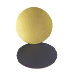 Obrázek k výrobku 24429 - Cake Star Podložka pod tortu hrubá zlato-čierna matná kruh 20 cm (1 ks)