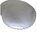 Obrázek k výrobku 23035 - Cake Star Podnos hrubý vlnka strieborný kruh 30cm (1)