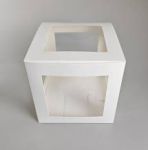 Obrázek k výrobku 26628 - Cake star Tortový box na torty s 5 oknami (25 x 25 x 25 cm)