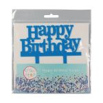 Detail k výrobkuCake Star Zápich Happy Birthday modrý