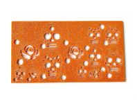 Detail k výrobkuCesil Plastová dekorácia/odtlačovač oranžový Lebky a ruže (15 tvarov) (1ks)
