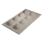 Obrázek k výrobku 26529 - Cesil Silikónová forma na pečenie/na mrazené dezerty Polokoule 5 cm (na 8 ks)