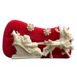 Obrázek k výrobku 24325 - Cesil Silikónová forma Santa so saňami