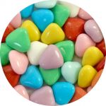 Detail k výrobkuČokoládové srdiečka farebné (50 g)