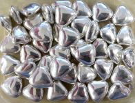 Detail k výrobkuČokoládové srdiečka strieborné (50 g)