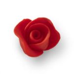 Detail k výrobkuCukrová dekorácia Ruža malá červená (25 ks)
