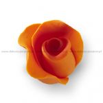 Detail k výrobkuZľava 20% Nejedlá dekorácia Ruža stredná oranžová  (20 ks)