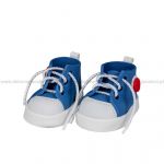Detail k výrobkuCukrová dekorácia Športové topánky modré (1 pár)