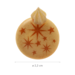 Obrázek k výrobku 27236 - Cukrová dekorácia Vianočné guľe 22mm (15ks)