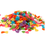 Detail k výrobkuCukrové konfetové srdiečka farebné 100g