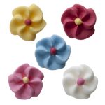 Obrázek k výrobku 23242 - Cukrové kvety farebné (1,5cm) (50ks)