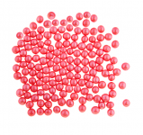 Detail k výrobkuCukrové perly červené perleťové stredné (50 g)