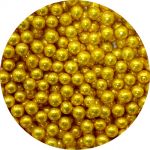 Detail k výrobkuCukrové perly zlaté stredné (50 g)