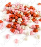 Detail k výrobkuCukrové srdiečka mix červené, ružové, perleťové (50 g)