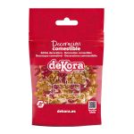 Detail k výrobkuCukrový posyp zlaté hviezdy a červené tyčinky 100g