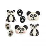 Obrázek k výrobku 21070 - Decora Cukrová dekorácia Panda (8 ks)